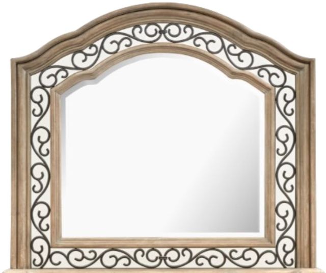 Magnussen Home® Marisol Graphite Dresser and Shaped Mirror-2