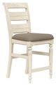 Bernards Bellamy Lane 5-Piece Whitewash Counter Height Dining Set-4