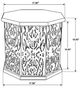 Coaster® Torres Natural Brown Side Table-3