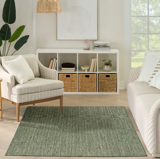 Nourison Home™ Horizon Green 5'x7' Style 2 Area Rug-1