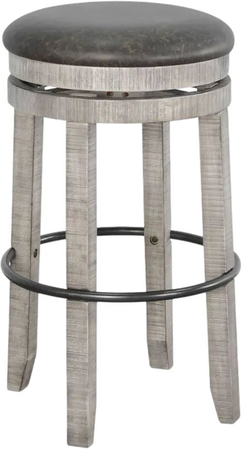Sunny Designs™ Alpine Gray 30" Swivel Stool-0