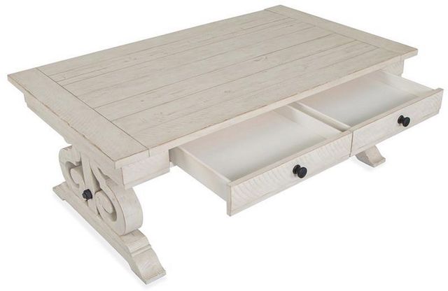 Magnussen Home® Bronwyn Alabaster Rectangular Cocktail Table-3