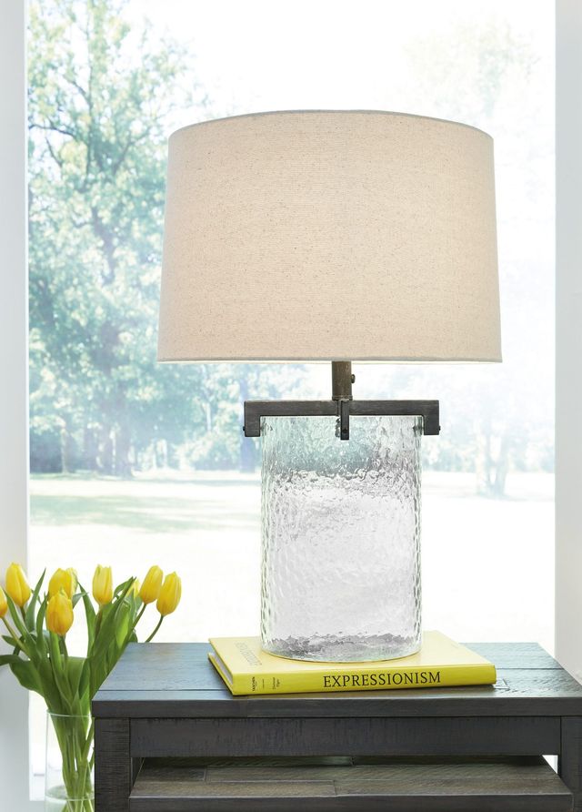 Signature Design by Ashley® Fentonley Antique Black Table Lamp-2
