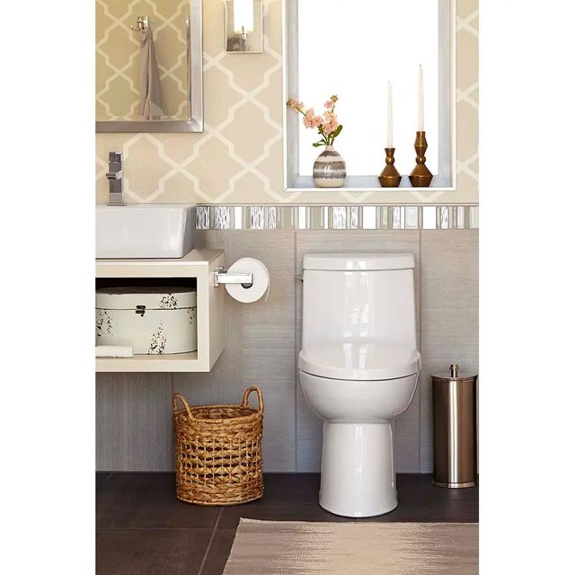 American Standard Cadet® White Loft® One-Piece Chair Height Elongated Toilet with Seat-3