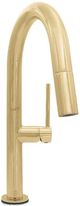 ZLINE Autograph Edition Voltaire Polished Gold Pull Down Single Handle Kitchen Faucet-0