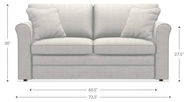 La-Z-Boy® Leah Charcoal Full Sleeper Sofa Johnson's
