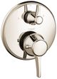 Hansgrohe Ecostat Classic Polished Nickel Round Thermostatic Trim with Volume Control and Diverter-0