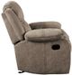 Homelegance® Bastrop Brown Manual Glider Reclining Chair-4