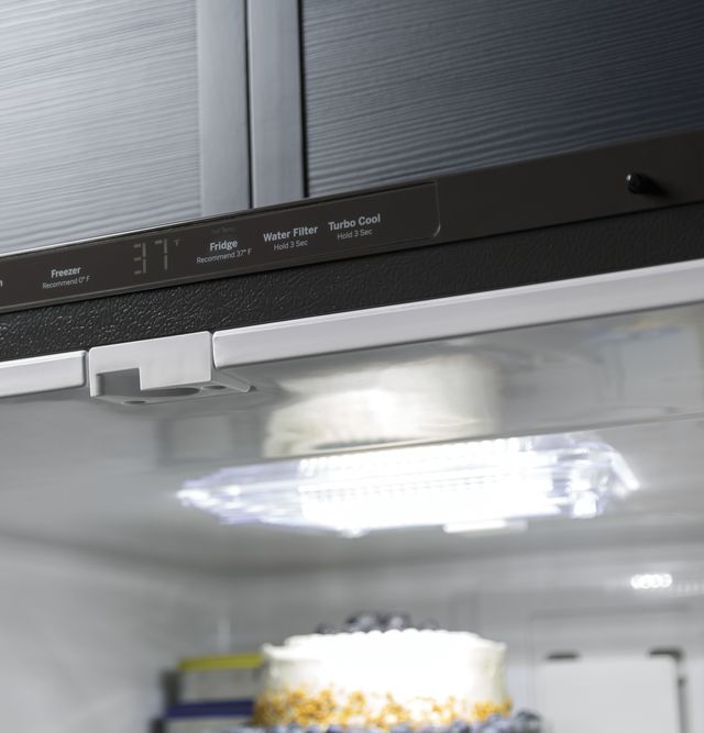 GE® 33 in. 18.6 Cu. Ft. White Counter Depth French Door Refrigerator-10