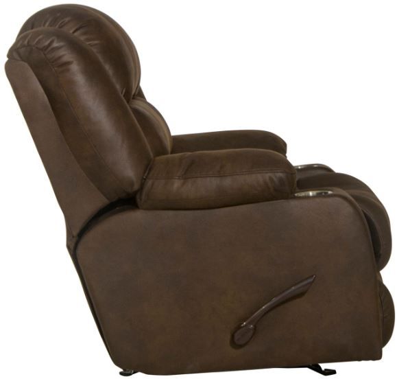 Catnapper® Beckley Walnut Rocker Recliner with Dual Cupholders-2