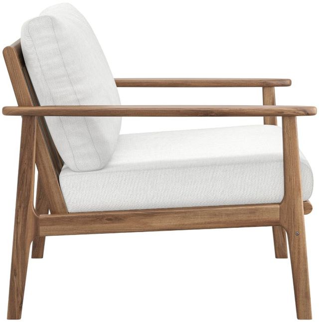 New Classic® Home Furnishings Ashton Natural Acacia/Fabric Outdoor Patio Club Chair-3