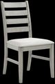 New Classic® Home Furnishings Pascal Driftwood/Gray Ladderback Dining Side Chair-0