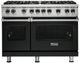 Viking® 5 Series 48" Antique Bronze Pro Style Liquid Propane Gas Range-0