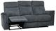 Mazin Furniture Ellesmere Grey Manual Reclining Sofa-1