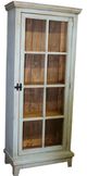 Million Dollar Rustic Tiffany Blue/Light Brown Cabinet-0