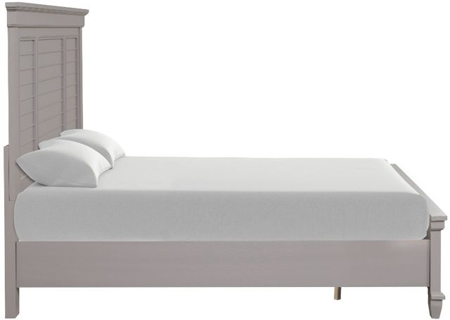 New Classic® Home Furnishings Jamestown Gray California King Panel Storage Bed-3