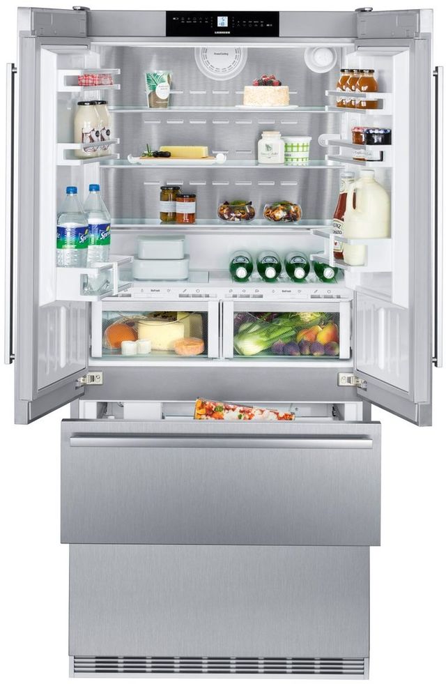 Liebherr 36 in. 18.9 Cu. Ft. Stainless Steel French Door Refrigerator-2