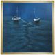 Stylecraft Blue Water Sailboat Blue/White Wall Art-0