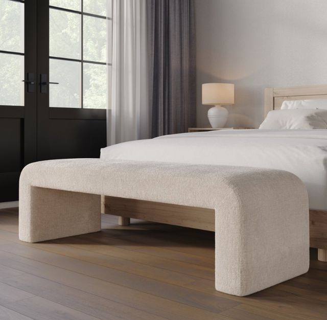 Jofran Inc. Sophia Gray Large Bench-1