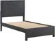 Winners Only® Fresno Charcoal Youth Twin Panel Bed-2