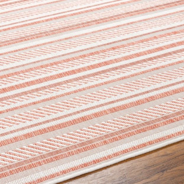 Surya Eagean Copper/Orange/White 4'x6' Area Rug-4