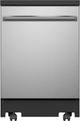 GE® 24" Stainless Steel Portable Dishwasher with Sanitize Cycle-0