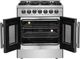 FORNO® Galiano 30" Stainless Steel Pro Style Dual Fuel Range-2