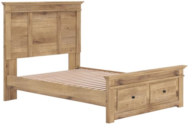 Signature Design by Ashley® Makidern Tan 61" Full Panel Storage Bed-2
