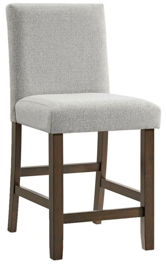 Elements International Seneca Brown/Gray Counter Side Chair -0