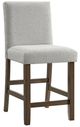 Elements International Seneca Brown/Gray Counter Side Chair -0