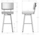 Amisco Customizable Wesley Swivel Bar Stool-3