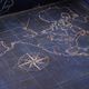 A & B Home 2-Piece Blue Map Design Decorative Tray Set-3