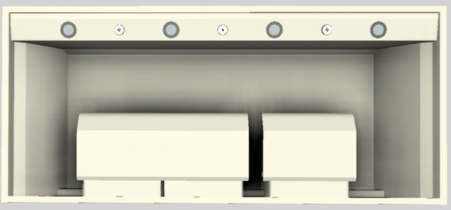 Vent-A-Hood® Designer Series 54" Biscuit Wall Mounted Range Hood-3