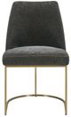 Uttermost® Hanni Gray Upholstered Dining Chair-3