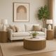 Signature Design by Ashley® Camdill Faux Marble Top End Table with Light Brown Base-1