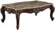 ACME Furniture Mehadi Brown Marble Top Coffee Table with Walnut Base-0