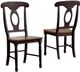 A-America® British Isles Antique Oak/Black Napoleon Dining Side Chair-3