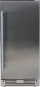 XO Luxury 15" Fingerprint Resistant Stainless Steel Undercounter Outdoor Beverage Center-0