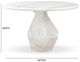 TOV Furniture Esme White Indoor/Outdoor Round Dining Table-2