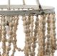 A & B Home Distressed White Beaded Chandelier-3