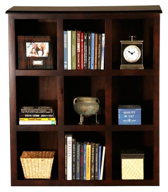 American Heartland Manufacturing Poplar Storage Bookcase-0