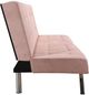 dhp furniture® Emily Pink Convertible Futon-4