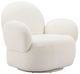 Zuo® Modern Pilka White Swivel Accent Chair-0
