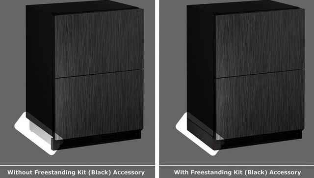 U-Line® 24" Black Free Standing Kit-1
