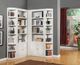 Parker House® Boca 5-Piece Cottage White L-Shaped Corner Bookcase Wall Set-1
