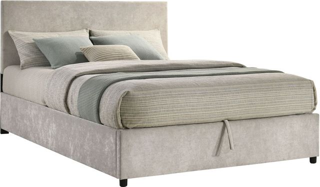 Coaster® Reeves Beige Youth Full Hydraulic Storage Panel Bed-0