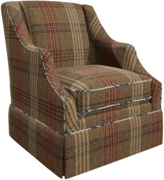 Craftmaster® Customizable Craftmaster Essentials Accent Swivel Chair-3