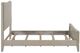 Liberty Furniture New Haven Flax Tone/Sanctuary White King Upholstered Panel Bed-3