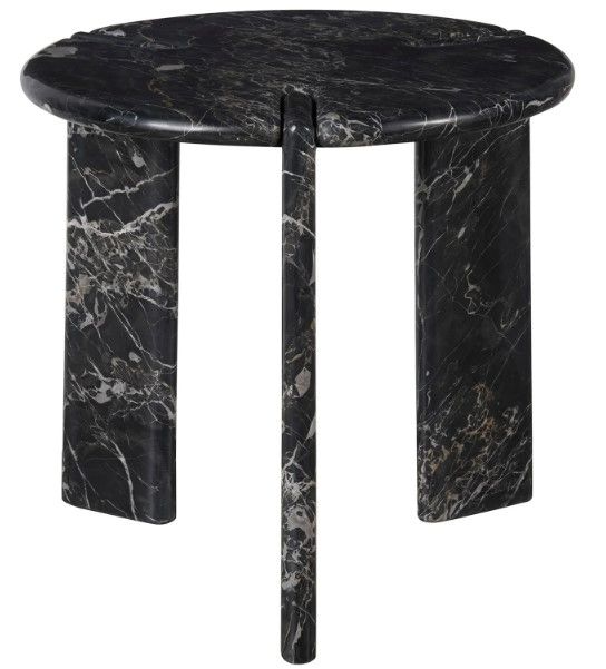 Universal Explore Home™ New Modern Magnus Black End Table-0
