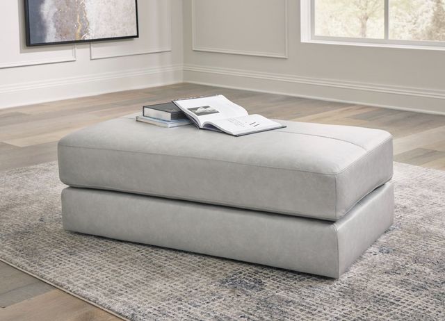 Signature Design by Ashley® Amiata Glacier Oversized Accent Ottoman-3